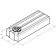 Can SB Rigid Horizontal Plastic Grey/Black Water Tank - 83 L