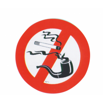 ERREGRAFICA No Smoking On Board Adhesive Sign