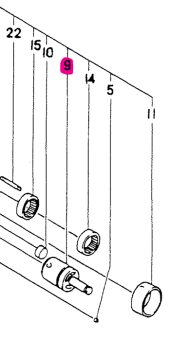 Northern Lights 165296132 - Idle Gear Shaft Assembly  