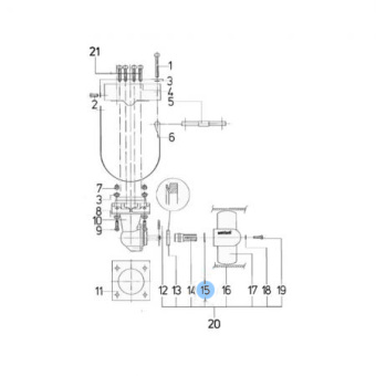 Vetus BP87 - O-ring D 17.12 x 2.62 mm