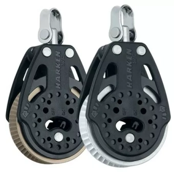 Harken 2172 - 57mm 1.5x & 2x Grip 1-Sheave Ratchet Blocks (2 pcs)