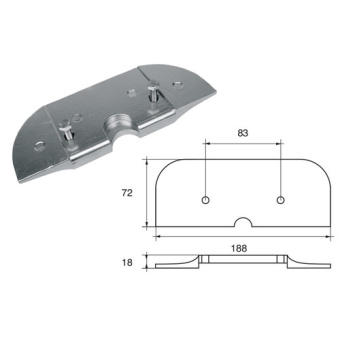 Bukh PRO L8143014 - Anode F/MERCRUISER EngineS