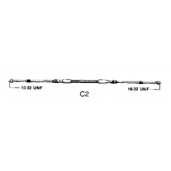 Ultraflex Control Cable C2 FT 22'