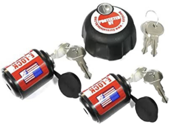 DuraSafe Combo EL6-2 – 2x E-Lock / RAM Mount C Ball, Flush-locking