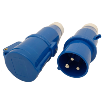 Allpa Euro Power Plug & Connector Male, 230v, 3-Pole