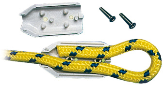Osculati Rope Splicing Clamps for Mooring Ropes – Plastic Composite (Pack of 2)