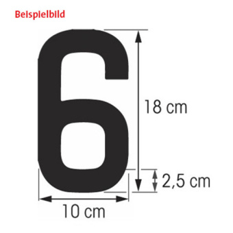 Plastimo 36422 - White Number For Inflatables. Number 8