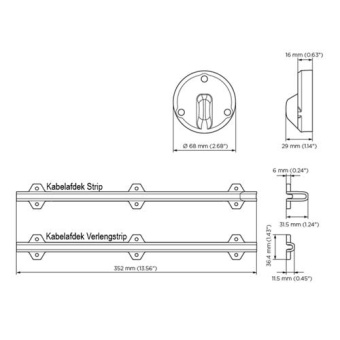 Zipwake Interceptor 600S Cable 3Mtr