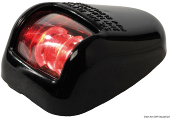 Osculati 11.395.01 - Orions Black/112.5° Red Navigation Light