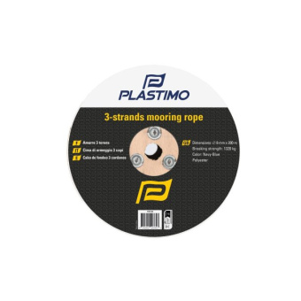 Plastimo Mooring Rope 3-strands Ø10mm L200m - Navy