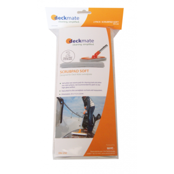 Deck Mate White Scrubpads Light Abrasion