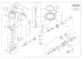 Nanni Diesel 301116 - M6 Nut for Sail Drive Tail Assembly