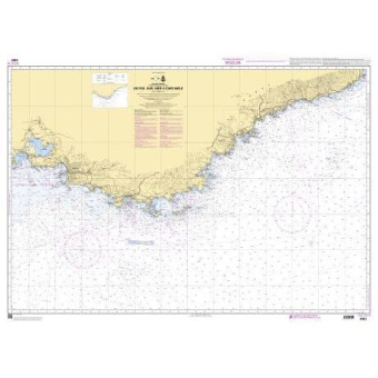 Plastimo P203005 - Unfolded Map Mediterranean Sea - Coasts