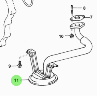 Nanni Diesel 970312671 - Oil Strainer Sub-Assembly for T6 Series Engines