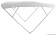 Osculati 46.918.02 - Bimini Depth 4-Arc Sunshade 175/185 cm White