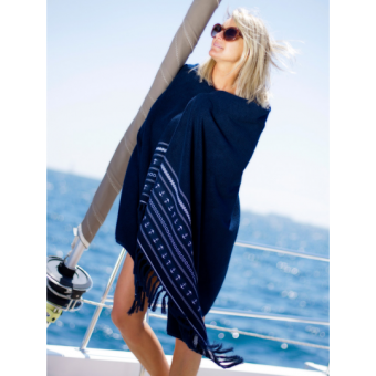 Marine Business Santorini Beach Towel With Anchors