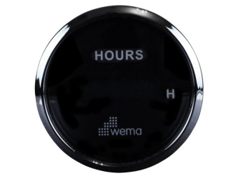 Wema 110651 - Silverline IHR Hourmeter LCD Black
