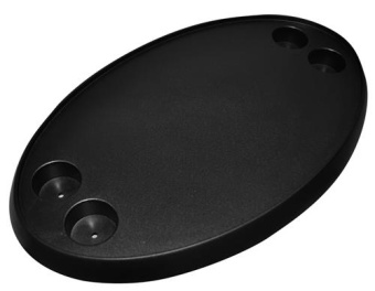 Hollex Oval Tabletop Black UV Resistant