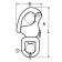 Halyard Snap Hook With Swivel - 87mm