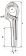 Wichard 12837 - Pelican Lifeline Hook Stainless Steel M14 x 170 mm Wichard 12837 - Pelican Lifeline Hook Stainless Steel M14 x 170 mm