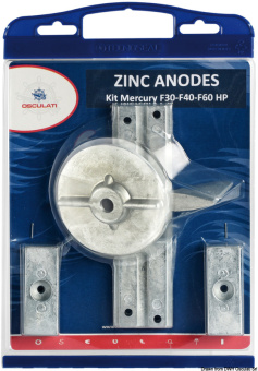 Osculati 43.358.00 - Anode kit for Mercury F30/F40/F60 zinc