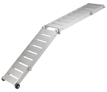 Allpa Aluminum Gangway With Wheels & Aluminum Tread, 2-Piece, Carrying Capacity 160kg