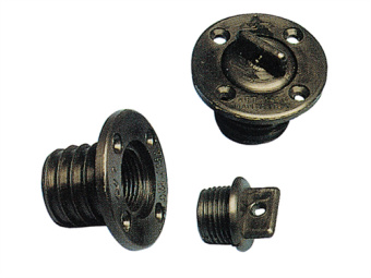 Nuova Rade 43477 - Drain Sockets with 4-Holes and Plug, Ø43mm, White