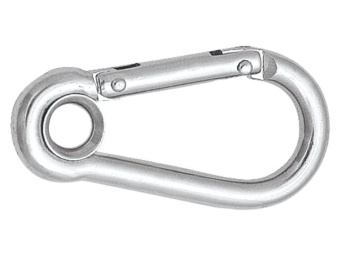 Talamex Carabiner With Eyelet And Locking Bar 80mm