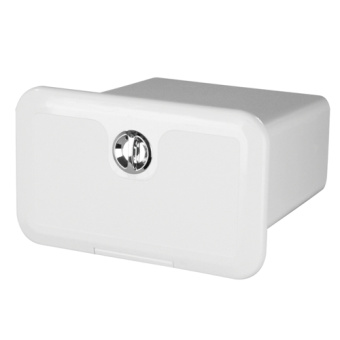 Nuova Rade 195548 - Storage Hatch for VHF/General Use with Chromed Handle, 174x292x250mm, White