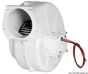 Osculati 16.106.04 - Centrifugal Extractor Wall Mounting 12 V 19 A