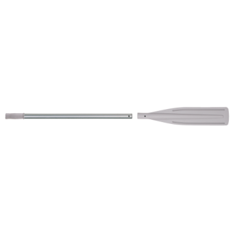 Allpa Aluminum Auxiliary Steering Oar With Plastic Blade, L=1600mm, Ø35mm