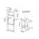 Lalizas 99498 - Folding Ladder, 2+2 Steps, Stainless Steel 316, 250x920mm