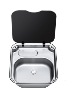 THETFORD 345 Rectangular Sink with Cover 400x445x140 mm