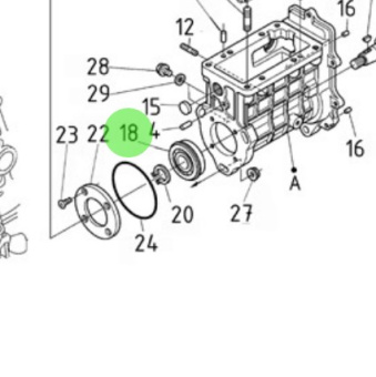 Nanni Diesel 970313640 - Ball Bearing for Camshaft Fuel Assembly