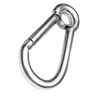 Plastimo 29740 - Carabiner St/steel 6mm With Captive Eye