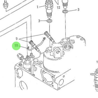 Nanni Diesel 970492117 - Glow Plug Cable for HE Series Engines