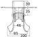 Osculati 66.330.00 - AISI316 Stainless Steel Bow Roller For Rubber Dinghies