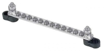 BEP BB-12W-2S/DSP - Bus Bar 12-Way With Cover - Blister