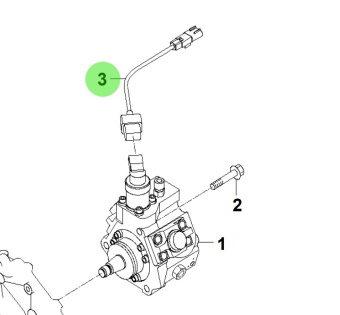 Bukh 33180-3A100 - High Pressure Pump Wiring Harness Assembly for S270J Engines