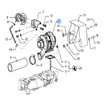 Vetus VFP01277 - Turbocharger