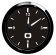 Osculati 27.320.27 – Quartz Marine Dashboard Clock, Black Dial & Black Bezel, Ø57 mm