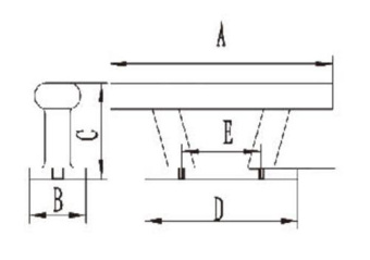 Hollex Mooring Cleat 200 mm