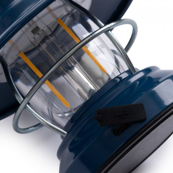 Barebones Mini Edison Lantern Ocean Bleu