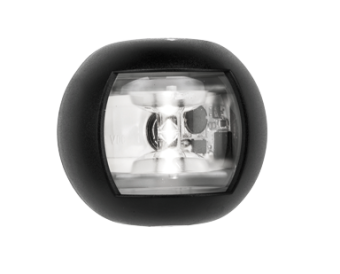 Allpa Navigation Light White, Stern, 135°, LED 12-24v, Black Housing