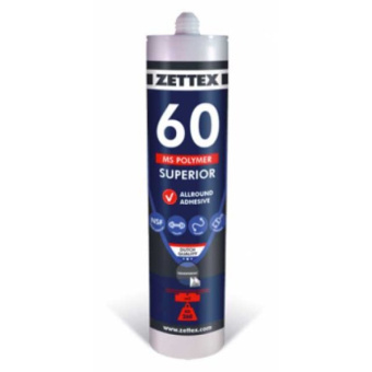 Zettex MS 60 Superior Allround Adhesive - White, 290 ml