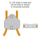 Clamcleat CL202 Horizontal Cleat for 6–10 mm Rope Clamcleat CL202 Horizontal Cleat for 6–10 mm Rope