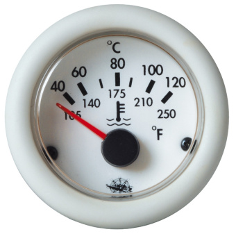 Osculati 27.531.02 - Guardian Temperature Gauge H20 40-120° White 24 V