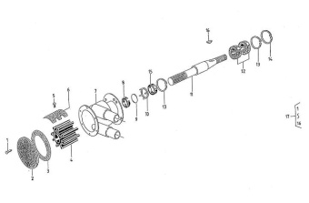 Nanni Diesel 970614622 - SCREW,CAM WATER PUMP F7B-803 for 5.250TDI/4.330TDI