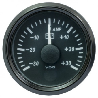 VDO A2C3833090001 - SingleViu 0247 Ammeter 30A Black 52mm