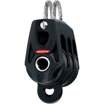 Ronstan RF35312 Series 30 Ball Bearing Orbit Block, Triple with Becket